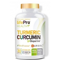 TURMERIC CURCUMIN + BIOPERINE - Life Pro - 60 Caps