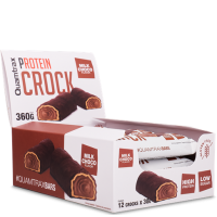 PROTEIN CROCK Milk Choco Quamtrax - 30 gr (Caja 12ud)